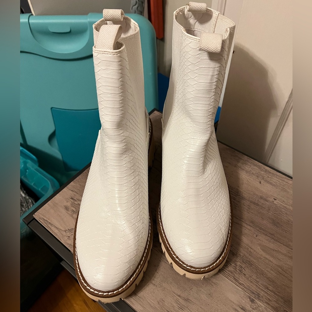 White boots